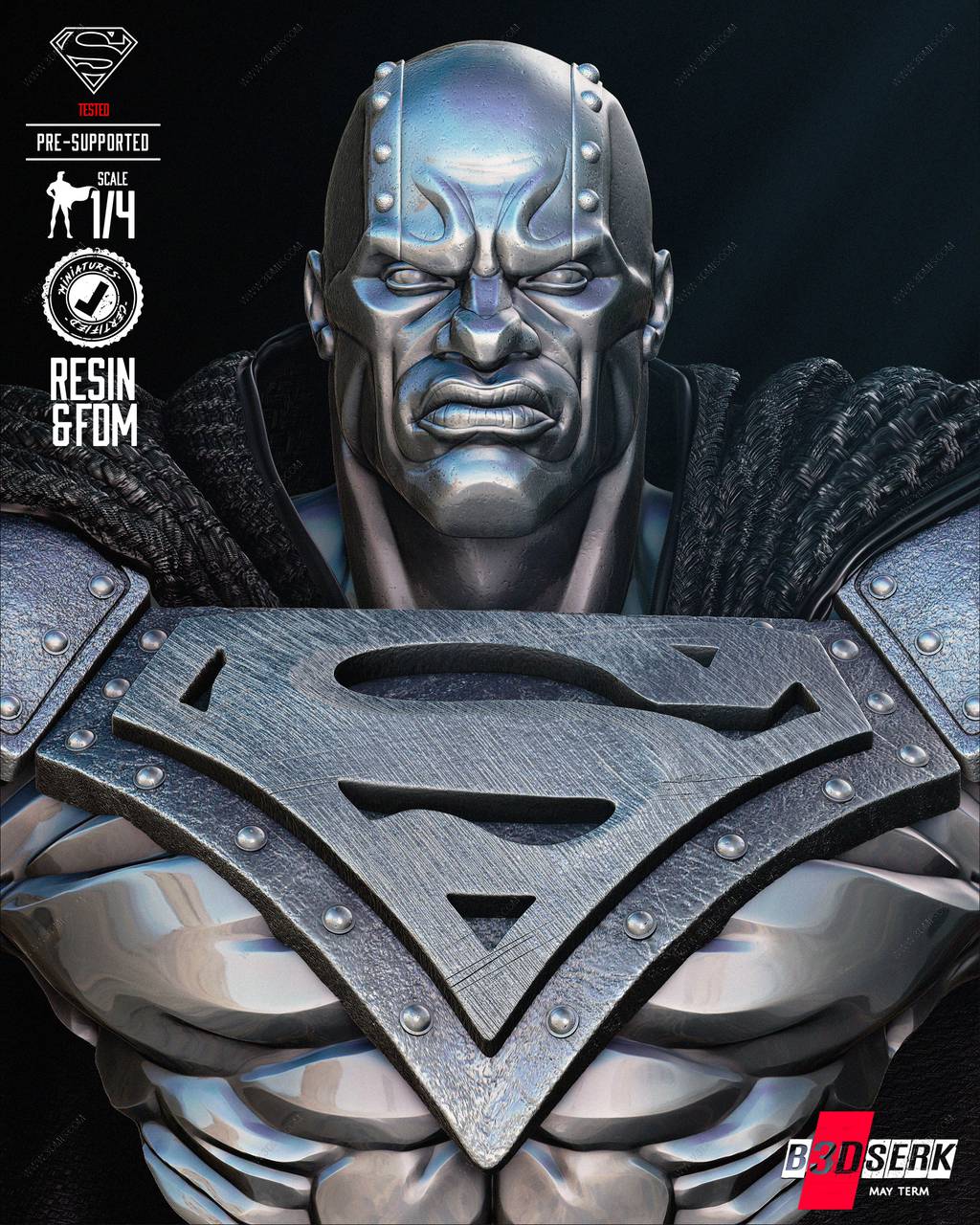 P站图纸印象馆 B3DSERK DC漫画 钢人 B3DSERK DC漫画 钢人