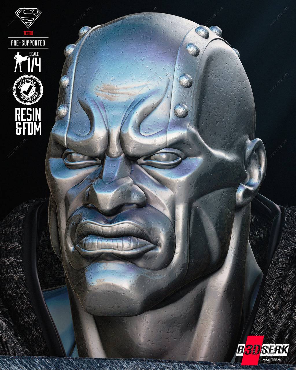 P站图纸印象馆 B3DSERK DC漫画 钢人 B3DSERK DC漫画 钢人