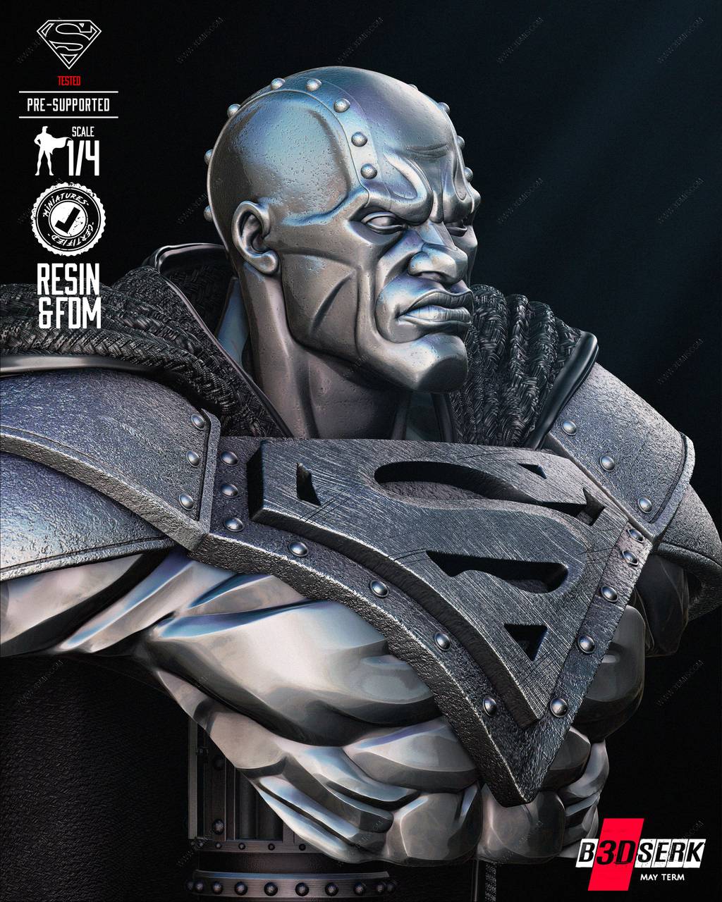 P站图纸印象馆 B3DSERK DC漫画 钢人 B3DSERK DC漫画 钢人