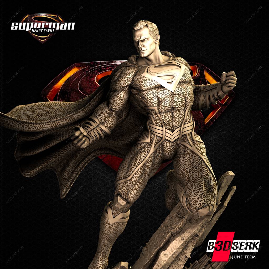 P站图纸印象馆 B3DSERK DC漫画 超人 B3DSERK DC漫画 超人