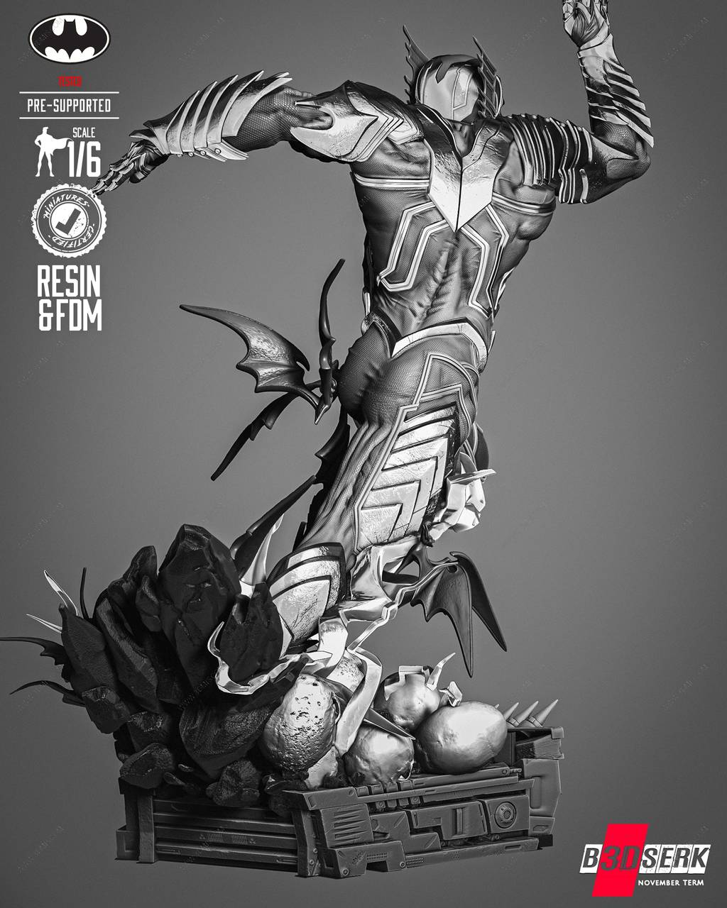 P站图纸印象馆 B3DSERK DC漫画 红色死神 B3DSERK DC漫画 红色死神