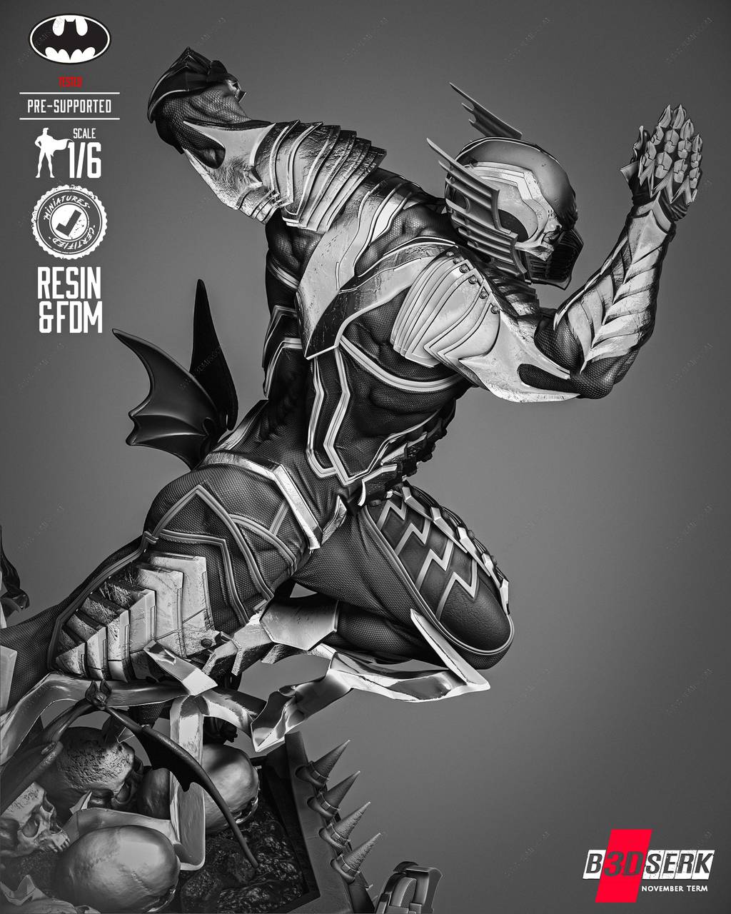 P站图纸印象馆 B3DSERK DC漫画 红色死神 B3DSERK DC漫画 红色死神