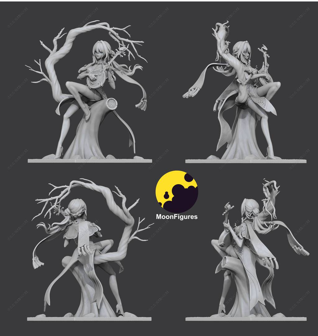 P站图纸印象馆 Moon Figures 崩坏:星穹铁道 阮·梅 Moon Figures 崩坏:星穹铁道 阮·梅