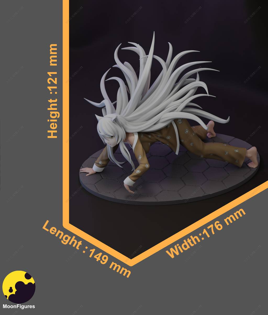 P站图纸印象馆 Moon Figures 猫物语 羽川翼 Moon Figures 猫物语 羽川翼