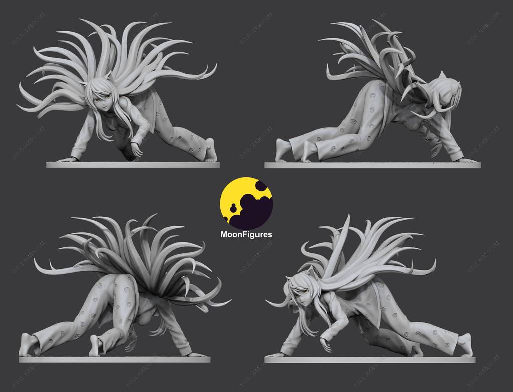 P站图纸印象馆 Moon Figures 猫物语 羽川翼 Moon Figures 猫物语 羽川翼