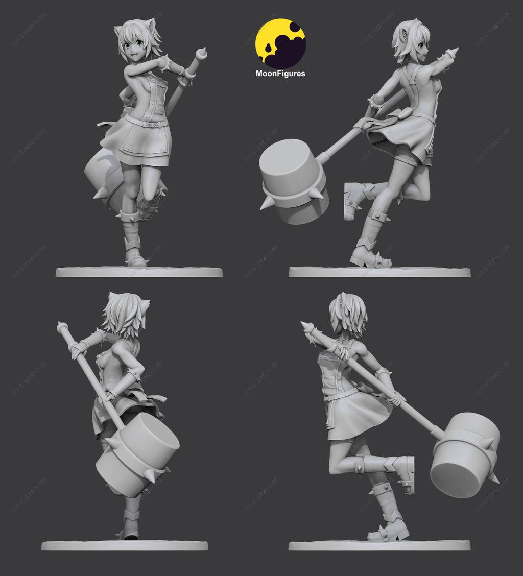 P站图纸印象馆 Moon Figures S级怪兽“贝希摩斯”被误认成小猫,成为精灵女孩的骑士(宠物)一起生活 芭尔坎 Moon Figures S级怪兽“贝希摩斯”被误认成小猫,成为精灵女孩的骑士(宠物)一起生活 芭尔坎