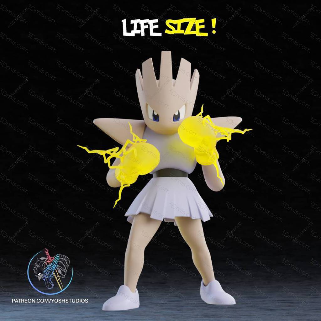 P站图纸印象馆 口袋妖怪 快拳郎 口袋妖怪 快拳郎