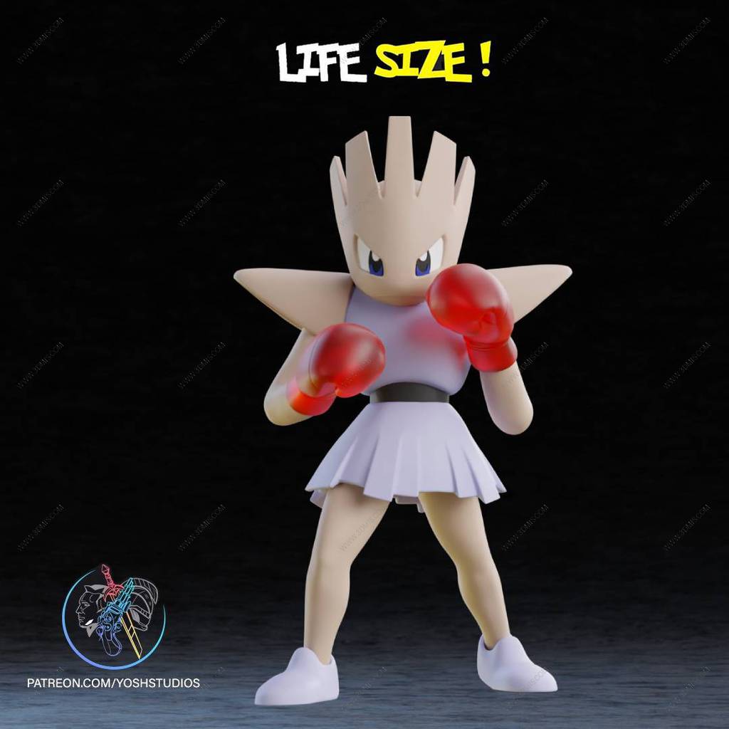 P站图纸印象馆 口袋妖怪 快拳郎 口袋妖怪 快拳郎