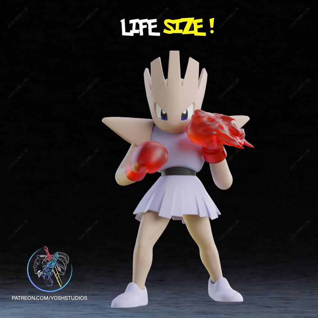 P站图纸印象馆 口袋妖怪 快拳郎 口袋妖怪 快拳郎