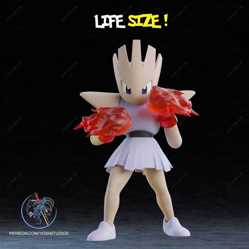 P站图纸印象馆 口袋妖怪 快拳郎 口袋妖怪 快拳郎