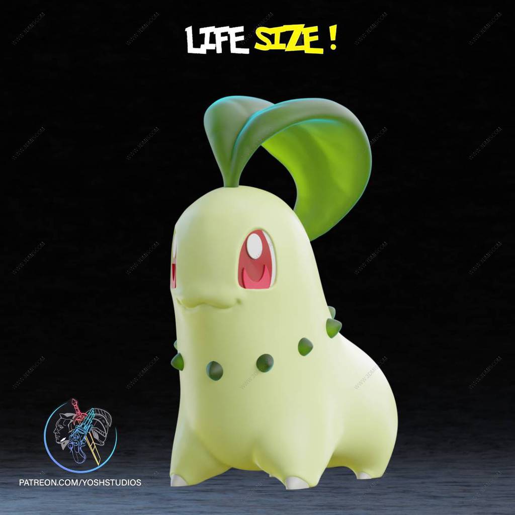 P站图纸印象馆 口袋妖怪 菊草叶 口袋妖怪 菊草叶