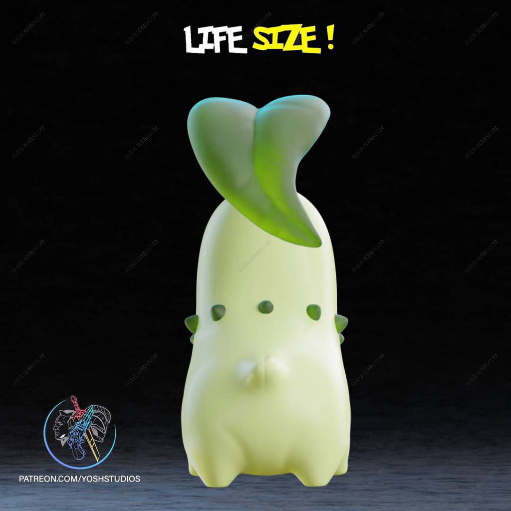 P站图纸印象馆 口袋妖怪 菊草叶 口袋妖怪 菊草叶