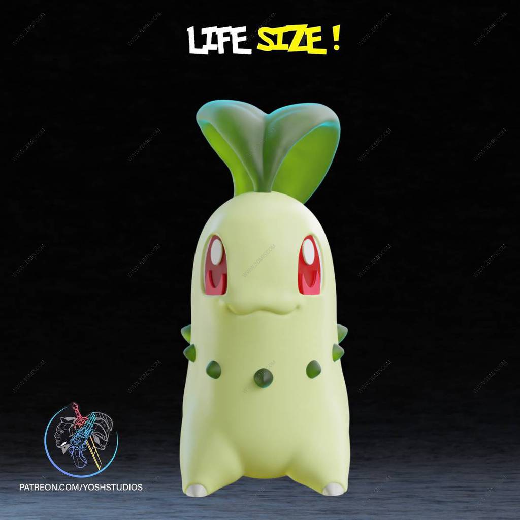 P站图纸印象馆 口袋妖怪 菊草叶 口袋妖怪 菊草叶