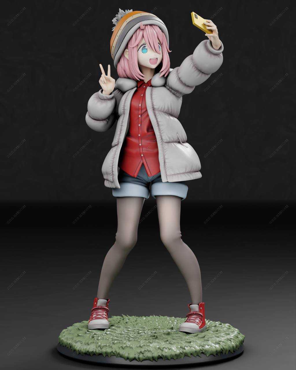 P站图纸印象馆 摇曳露营 各务原抚子 摇曳露营 各务原抚子