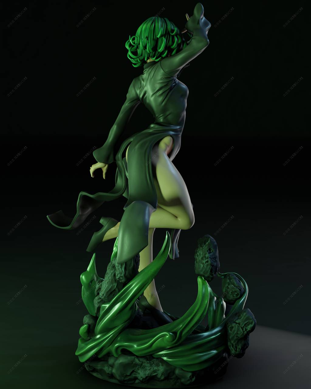 P站图纸印象馆 一拳超人 龙卷 一拳超人 龙卷