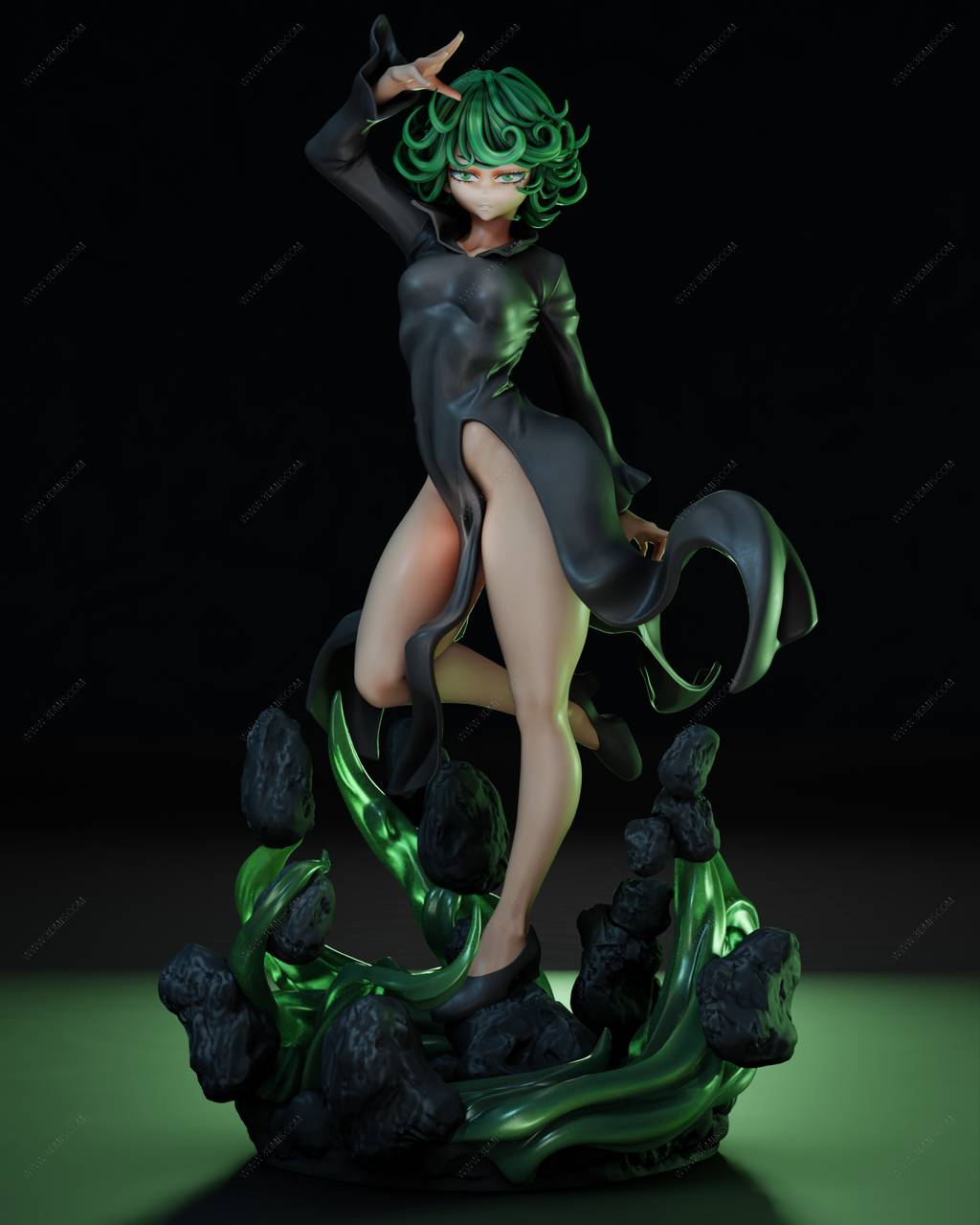 P站图纸印象馆 一拳超人 龙卷 一拳超人 龙卷