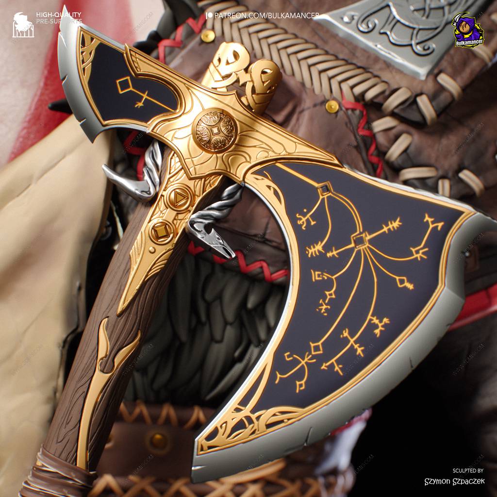 P站图纸印象馆 Bulkamancer 战神 奎托斯 Bulkamancer 战神 奎托斯