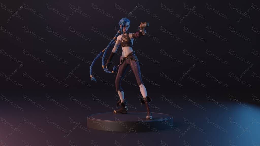 P站图纸印象馆 英雄联盟 金克丝 英雄联盟 金克丝