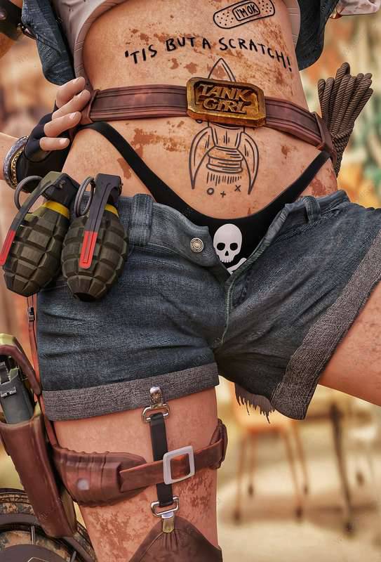 P站图纸印象馆 坦克女郎 坦克女郎