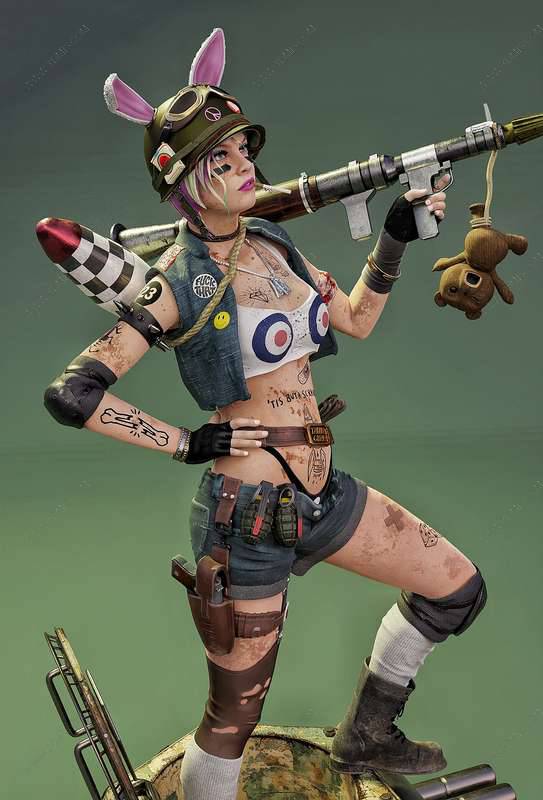 P站图纸印象馆 坦克女郎 坦克女郎