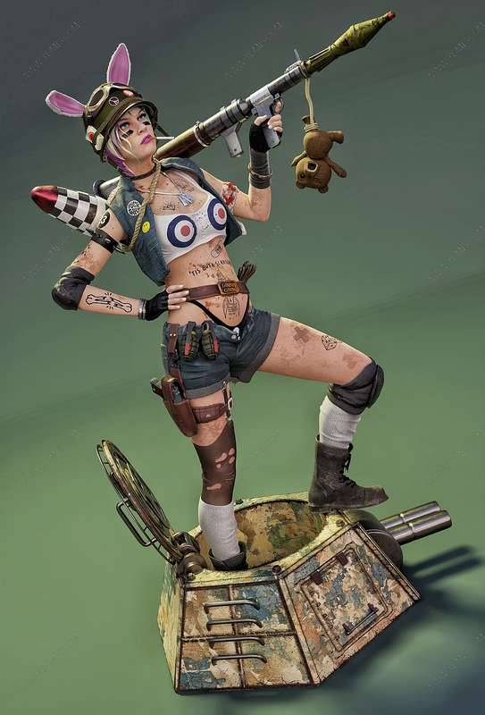 P站图纸印象馆 坦克女郎 坦克女郎