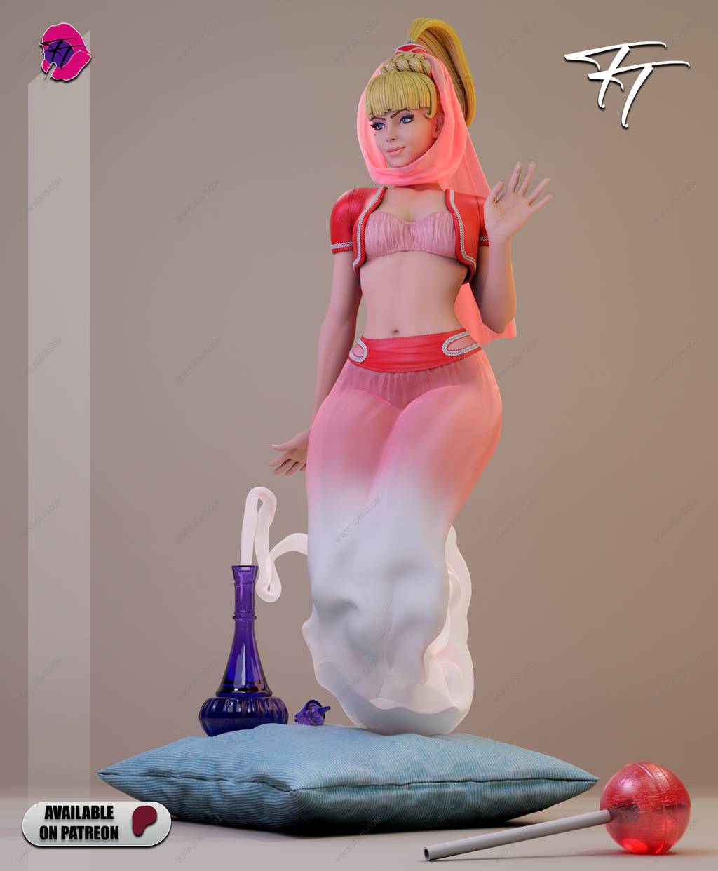 P站图纸印象馆 TT 太空仙女恋 珍妮 TT 太空仙女恋 珍妮