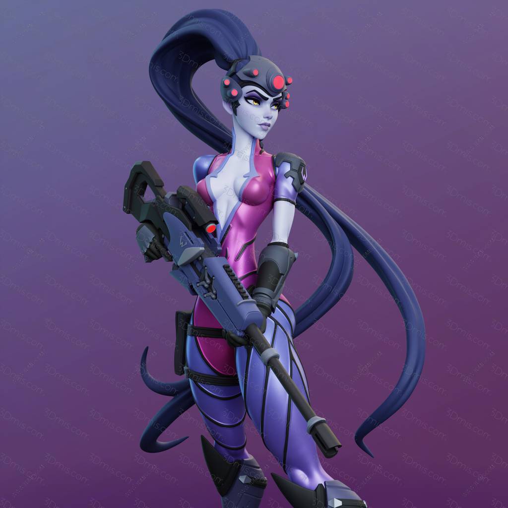 Dinamuuu 3D 守望先锋 黑百合