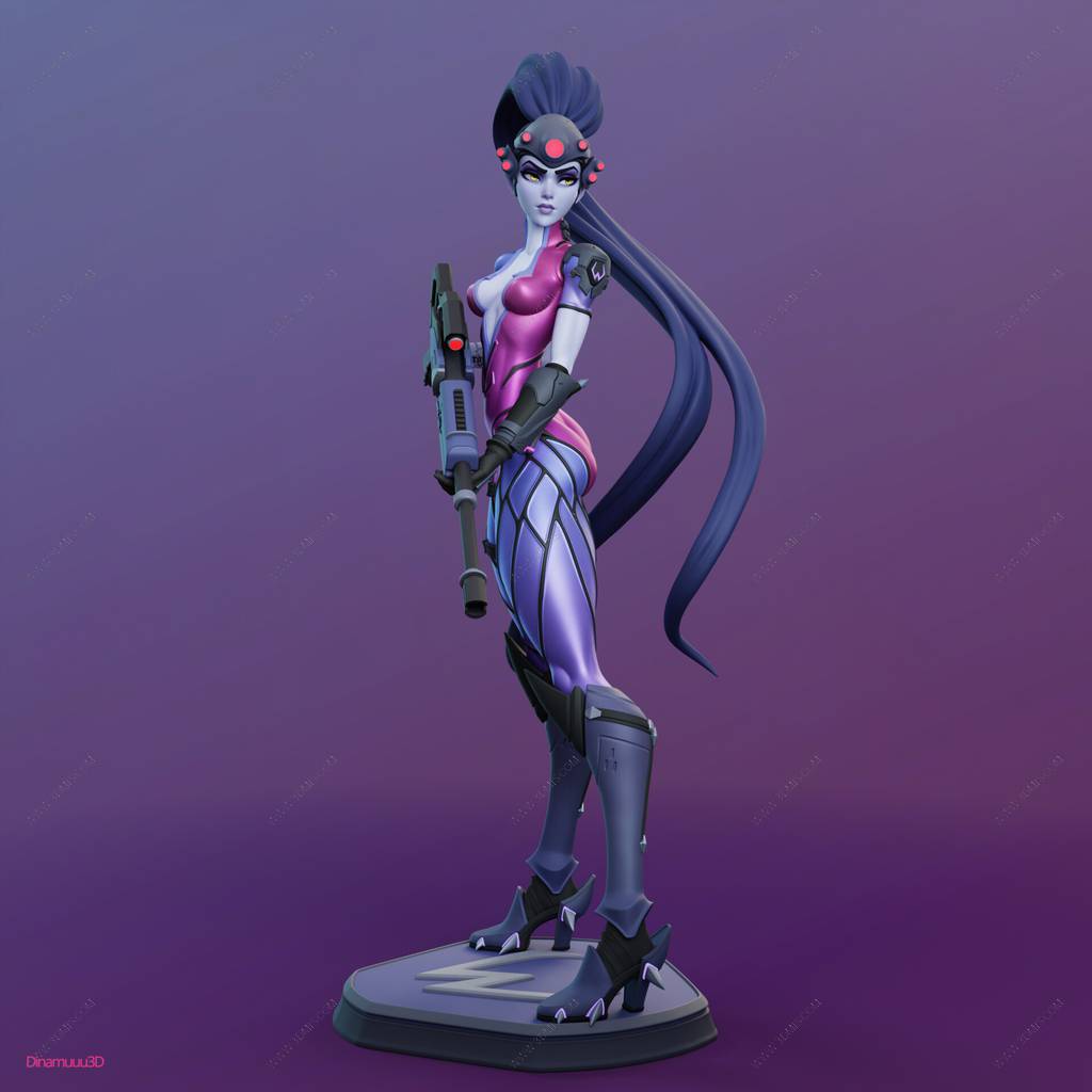 P站图纸印象馆 Dinamuuu 3D 守望先锋 黑百合 Dinamuuu 3D 守望先锋 黑百合