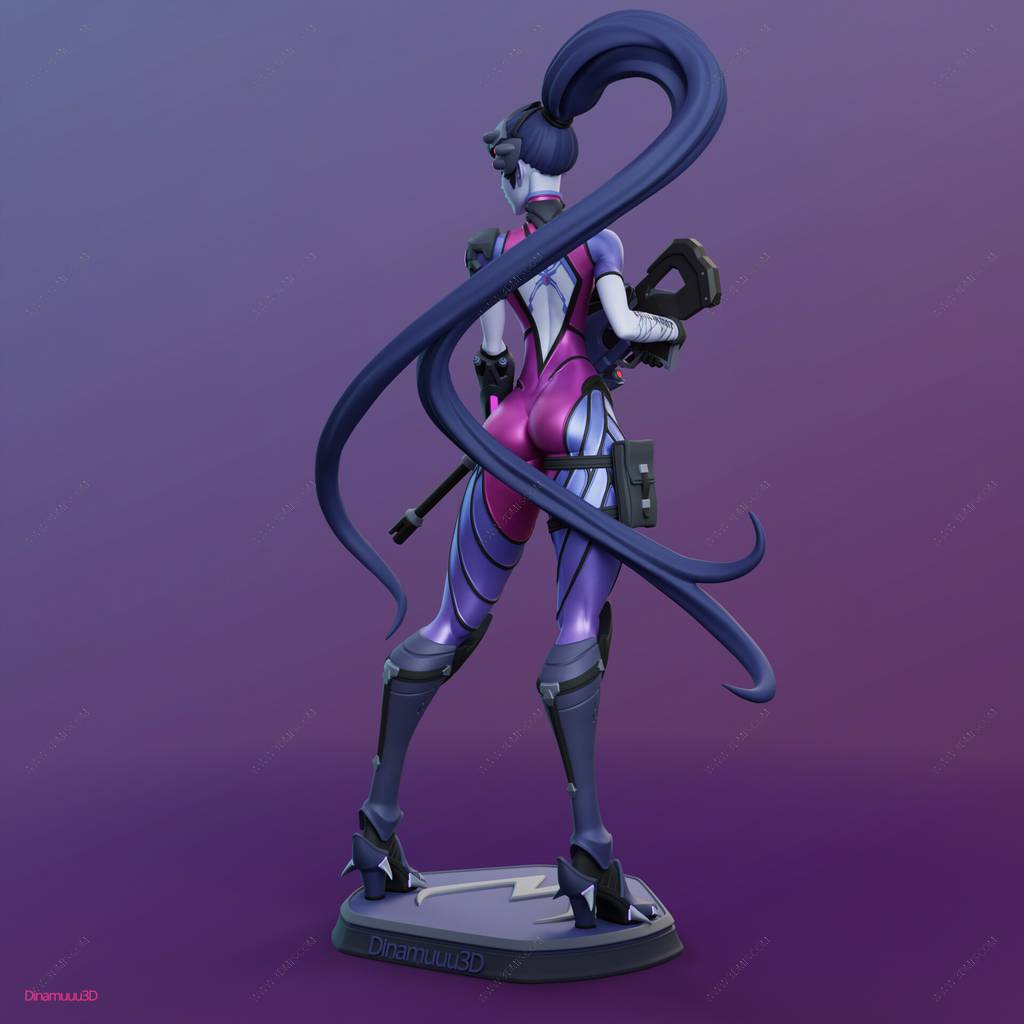 P站图纸印象馆 Dinamuuu 3D 守望先锋 黑百合 Dinamuuu 3D 守望先锋 黑百合