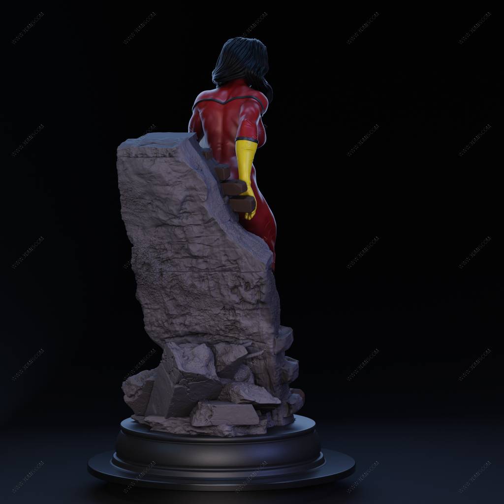 P站图纸印象馆 BrunoArt3D 漫威 蜘蛛女侠 BrunoArt3D 漫威 蜘蛛女侠