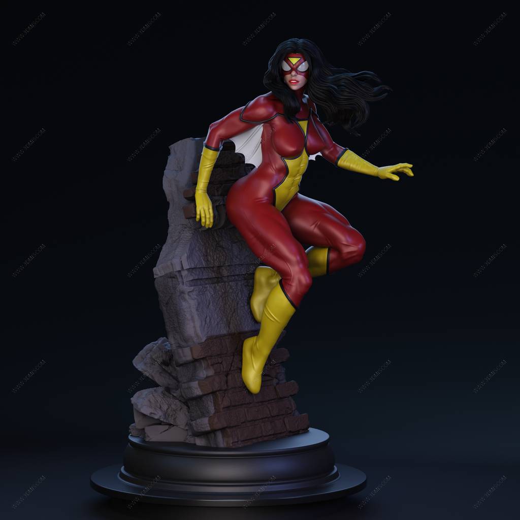 P站图纸印象馆 BrunoArt3D 漫威 蜘蛛女侠 BrunoArt3D 漫威 蜘蛛女侠