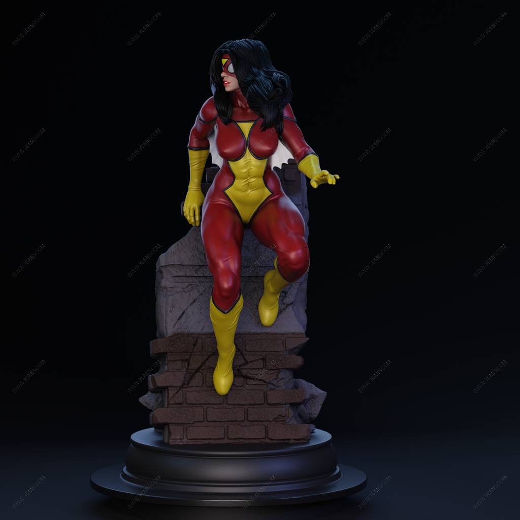 P站图纸印象馆 BrunoArt3D 漫威 蜘蛛女侠 BrunoArt3D 漫威 蜘蛛女侠