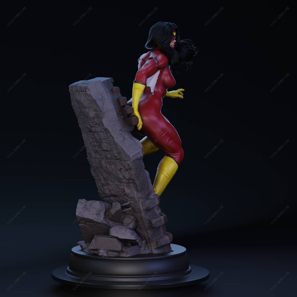 P站图纸印象馆 BrunoArt3D 漫威 蜘蛛女侠 BrunoArt3D 漫威 蜘蛛女侠