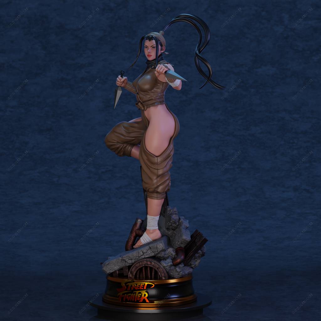 P站图纸印象馆 BrunoArt3D 街头霸王 伊吹 BrunoArt3D 街头霸王 伊吹