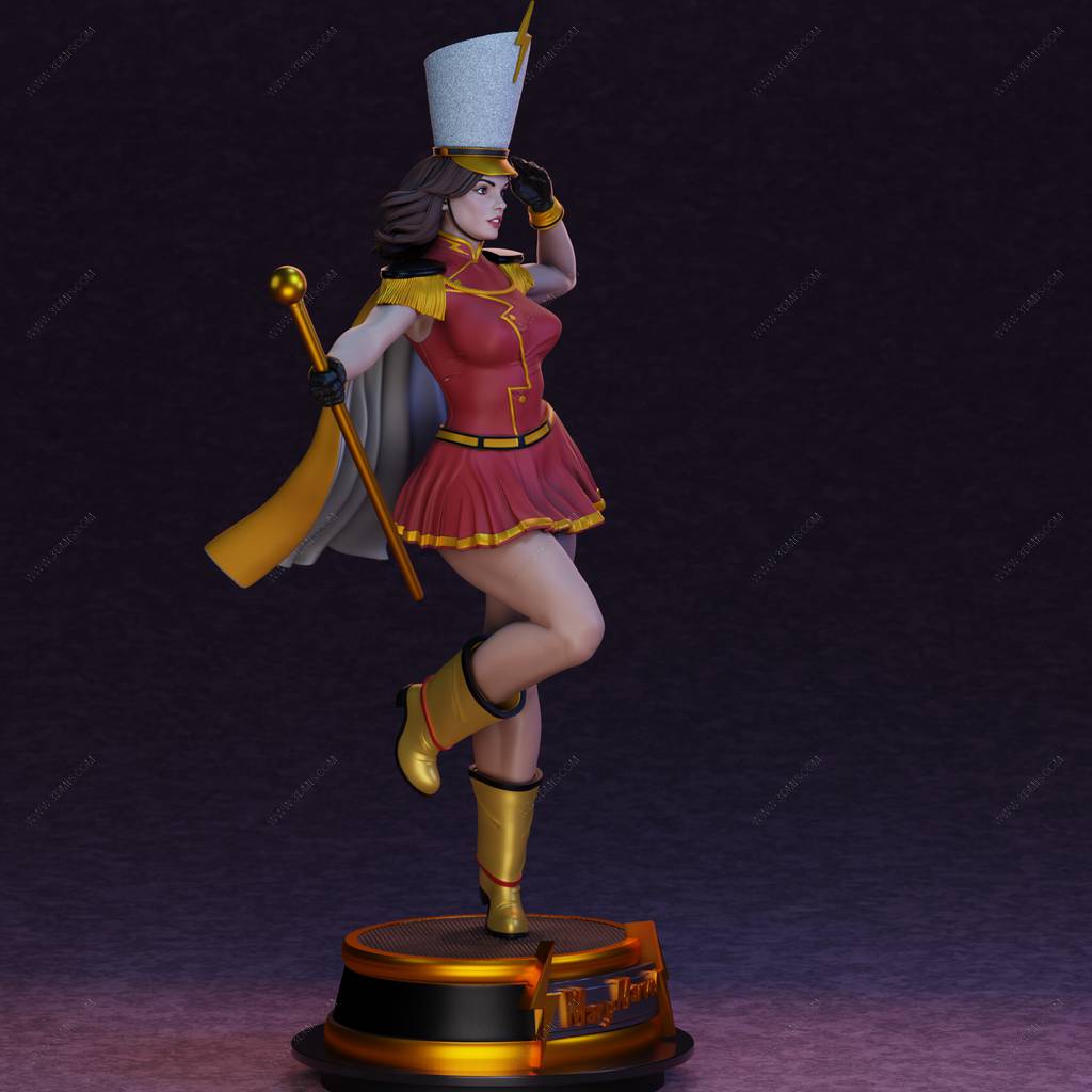 P站图纸印象馆 BrunoArt3D DC漫画 女沙赞 BrunoArt3D DC漫画 女沙赞