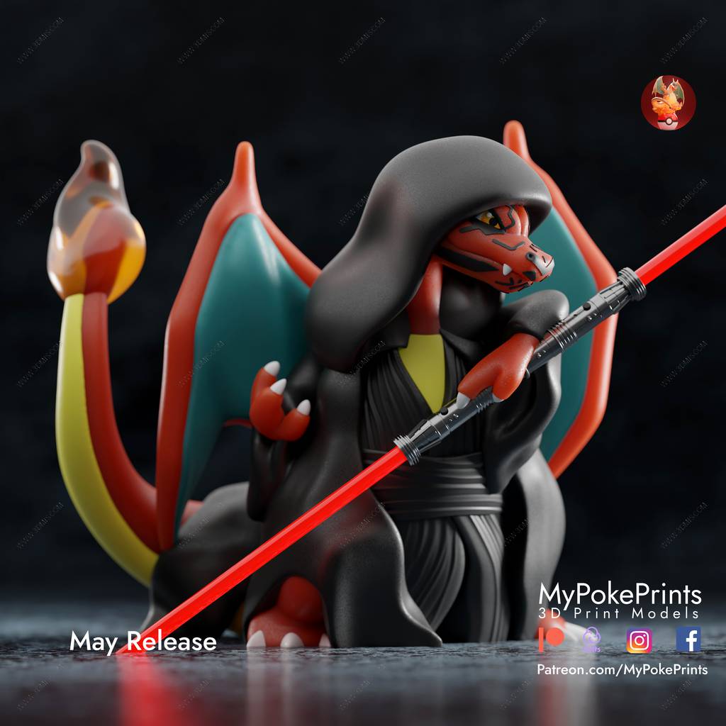 P站图纸印象馆 口袋妖怪 火恐龙 口袋妖怪 火恐龙