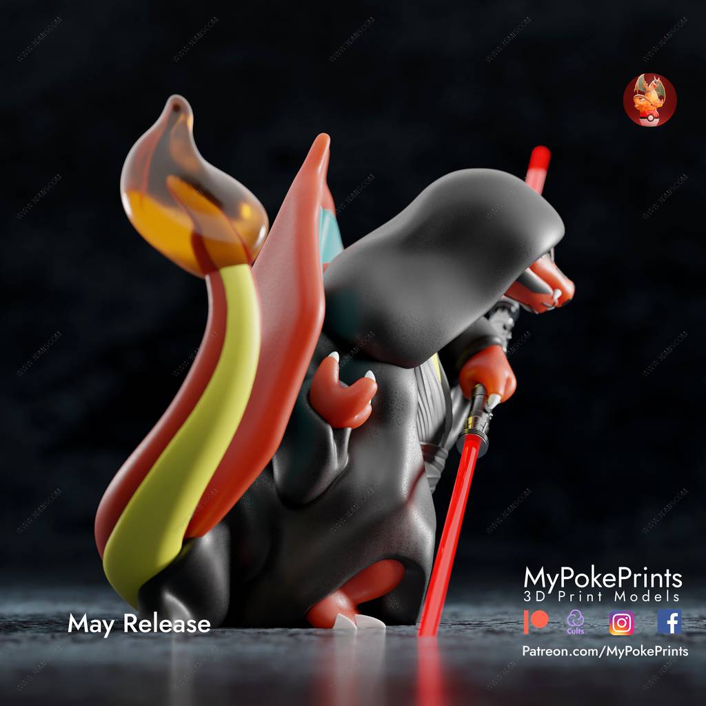 P站图纸印象馆 口袋妖怪 火恐龙 口袋妖怪 火恐龙