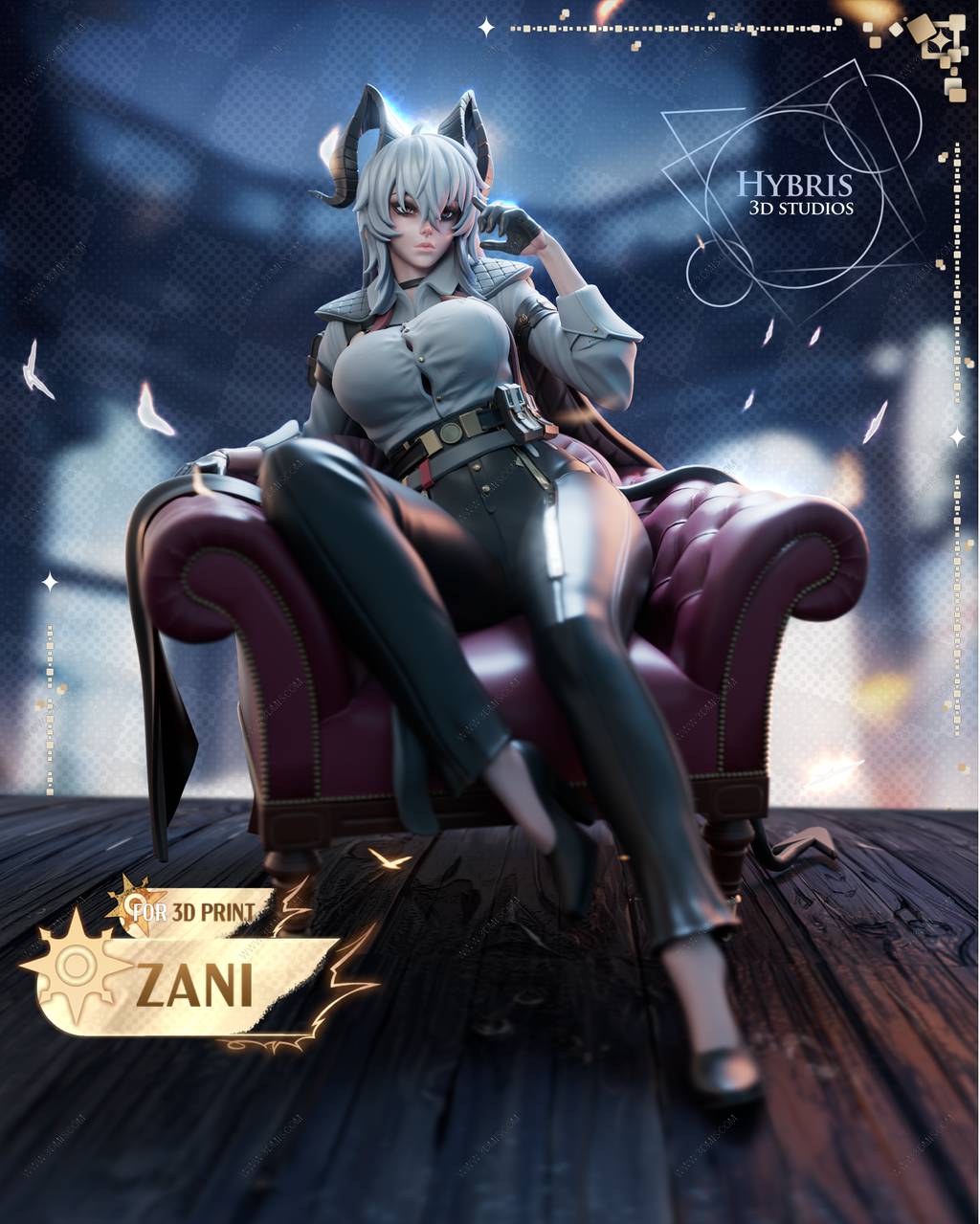 P站图纸印象馆 Hybris 鸣潮 赞妮 Hybris 鸣潮 赞妮