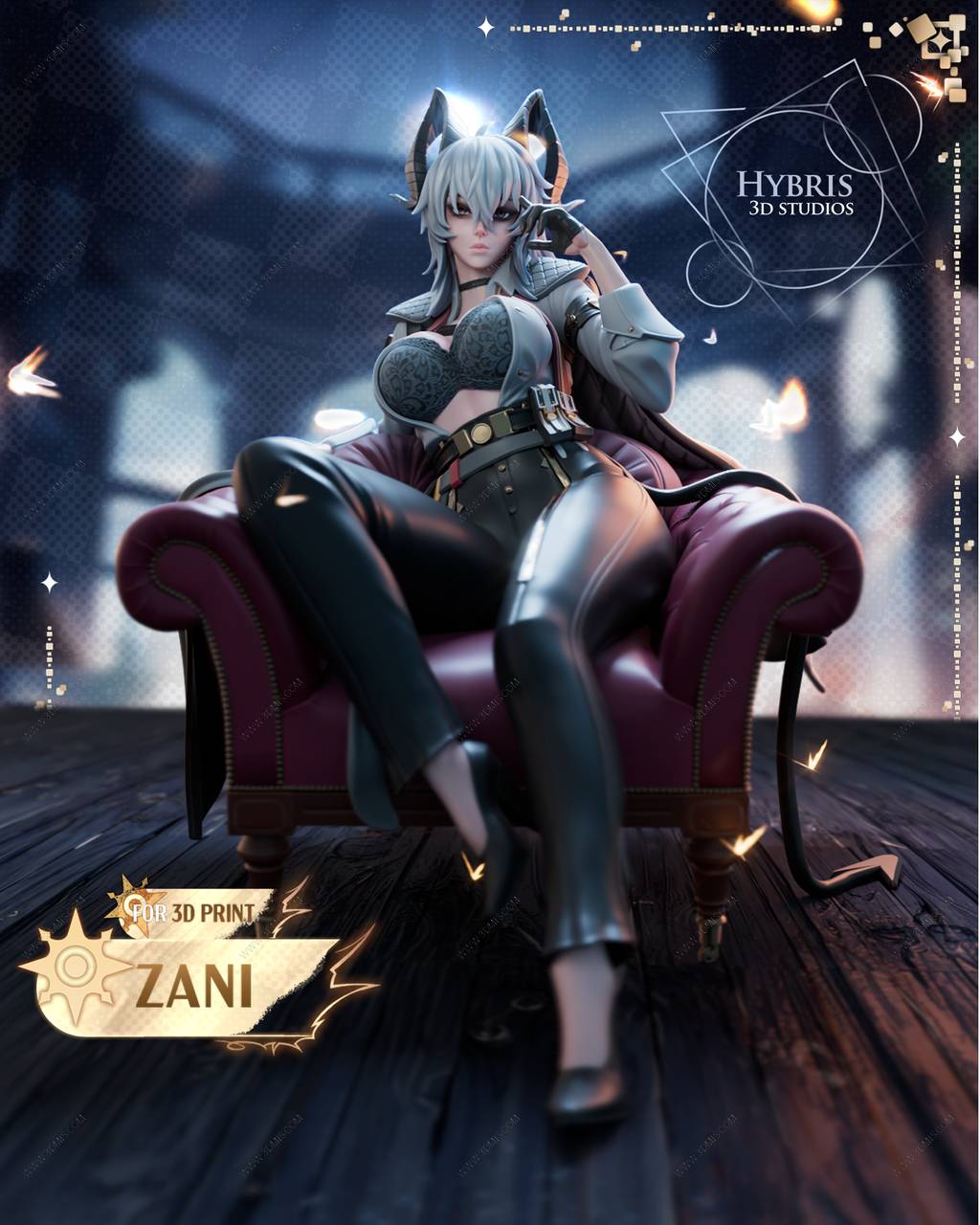 P站图纸印象馆 Hybris 鸣潮 赞妮 Hybris 鸣潮 赞妮