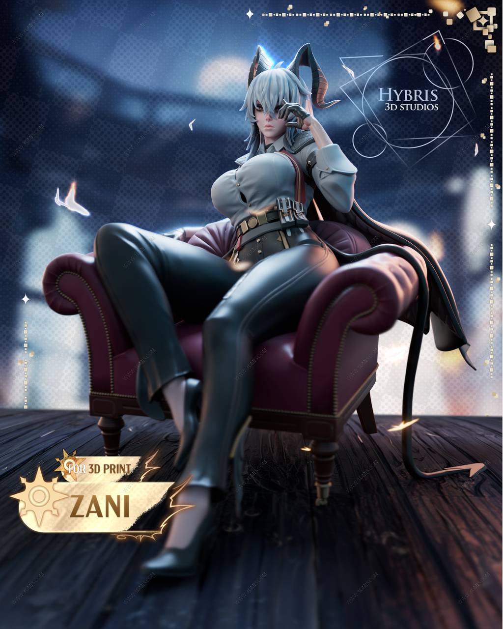 P站图纸印象馆 Hybris 鸣潮 赞妮 Hybris 鸣潮 赞妮