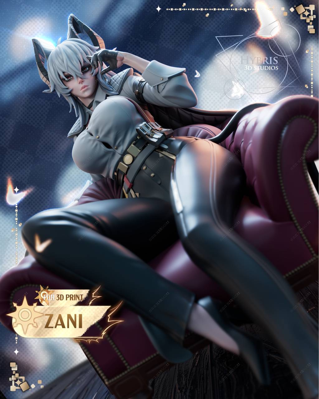 P站图纸印象馆 Hybris 鸣潮 赞妮 Hybris 鸣潮 赞妮