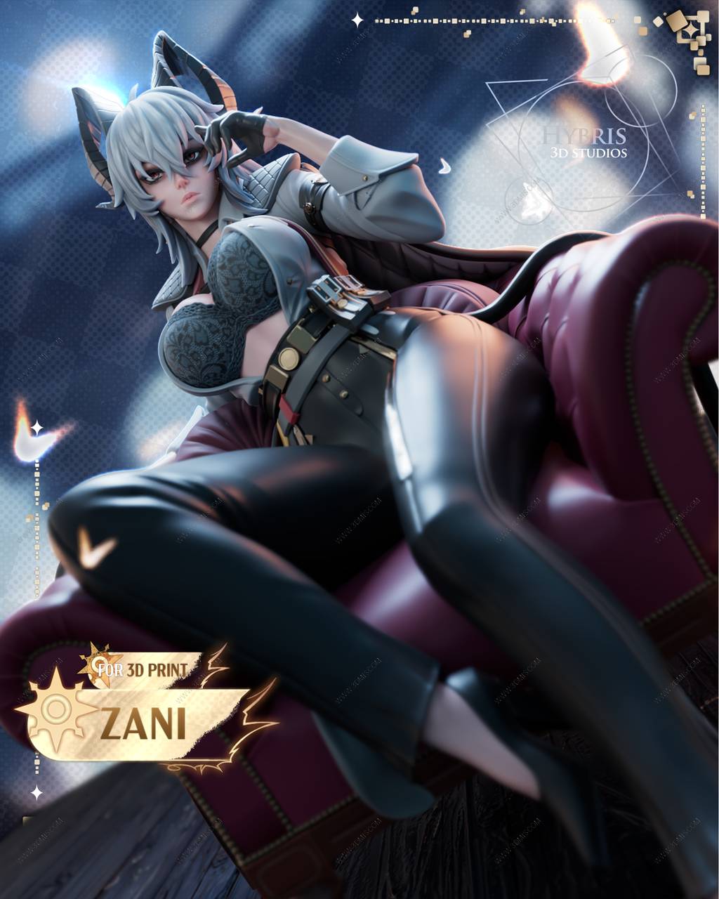 P站图纸印象馆 Hybris 鸣潮 赞妮 Hybris 鸣潮 赞妮