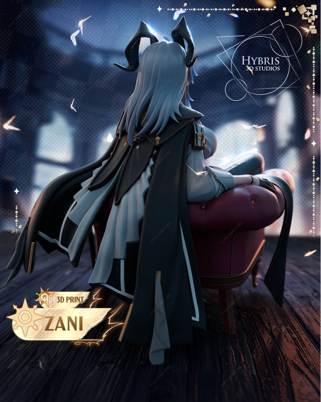 P站图纸印象馆 Hybris 鸣潮 赞妮 Hybris 鸣潮 赞妮