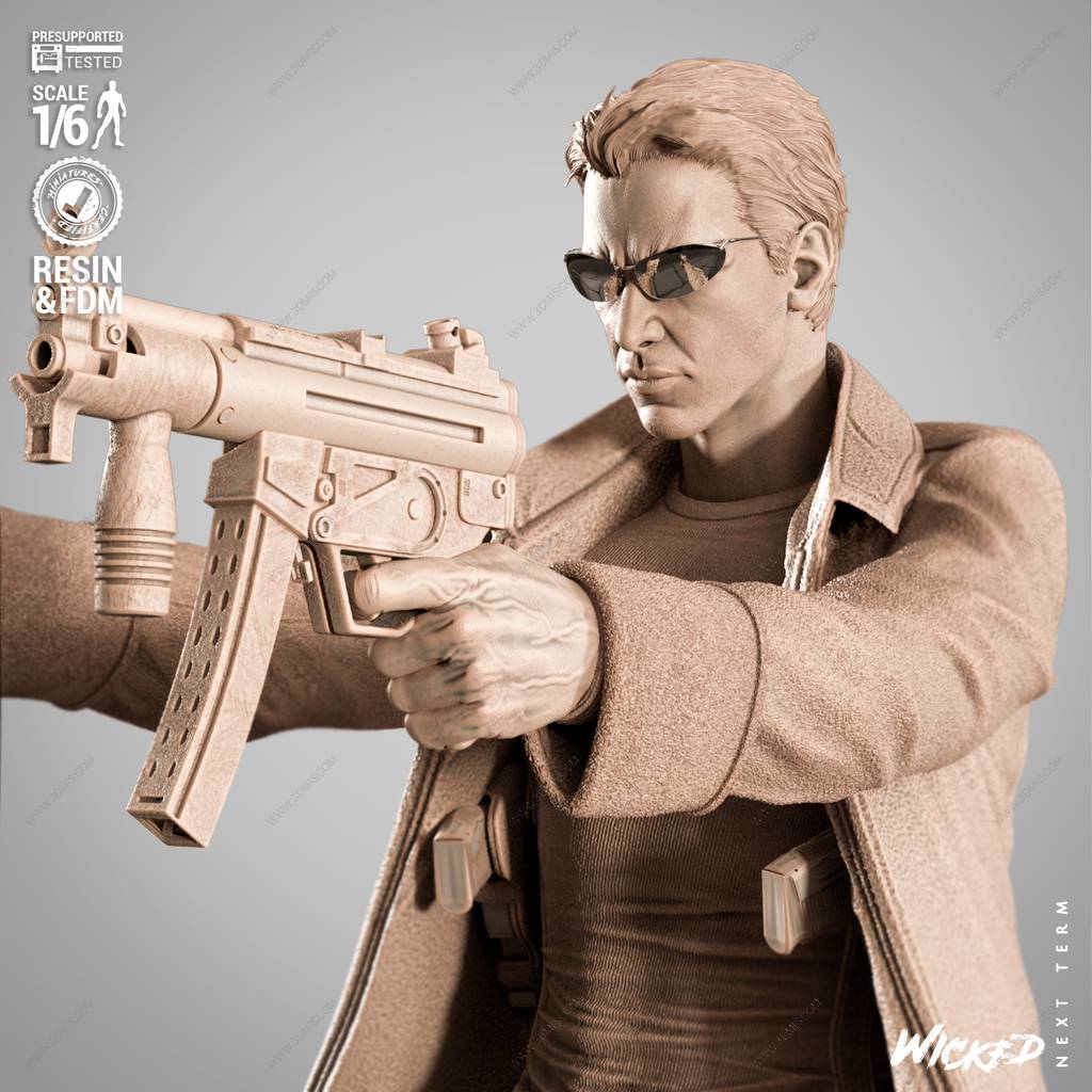 P站图纸印象馆 3DWicked 骇客帝国 尼奥 3DWicked 骇客帝国 尼奥