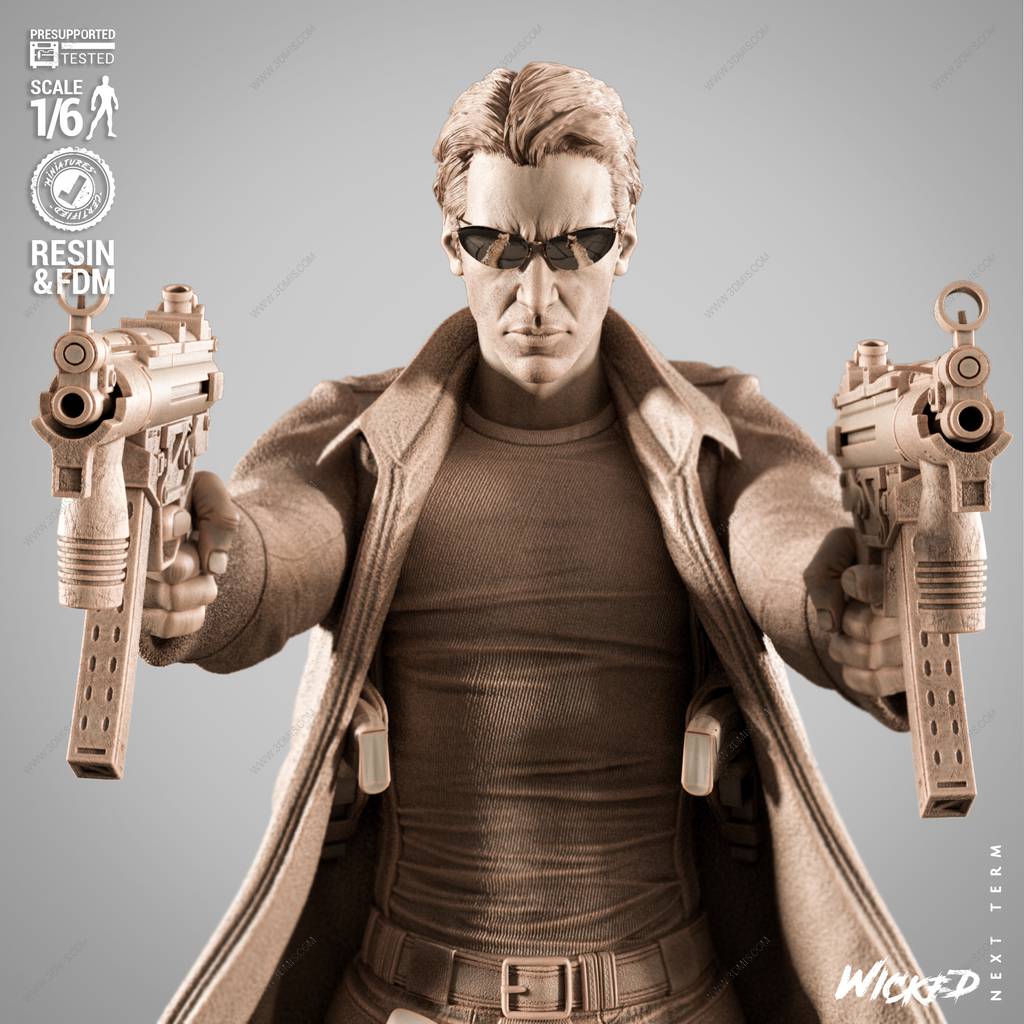 P站图纸印象馆 3DWicked 骇客帝国 尼奥 3DWicked 骇客帝国 尼奥