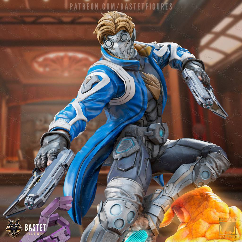 P站图纸印象馆 漫威争锋 星爵 漫威争锋 星爵