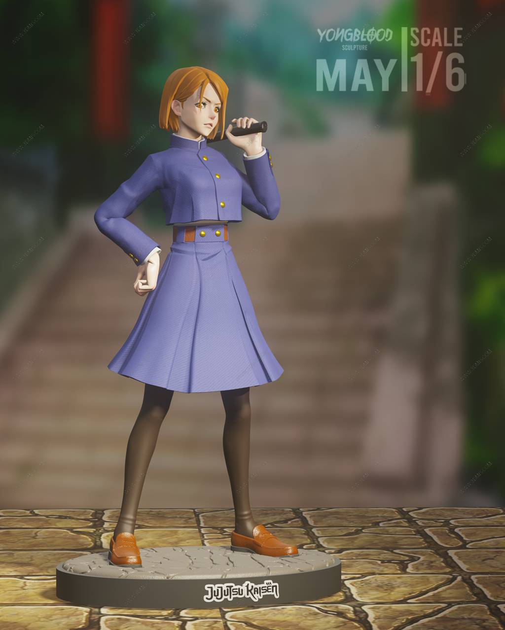 P站图纸印象馆 Yongblood Sculpture 咒术回战 钉崎野蔷薇 Yongblood Sculpture 咒术回战 钉崎野蔷薇