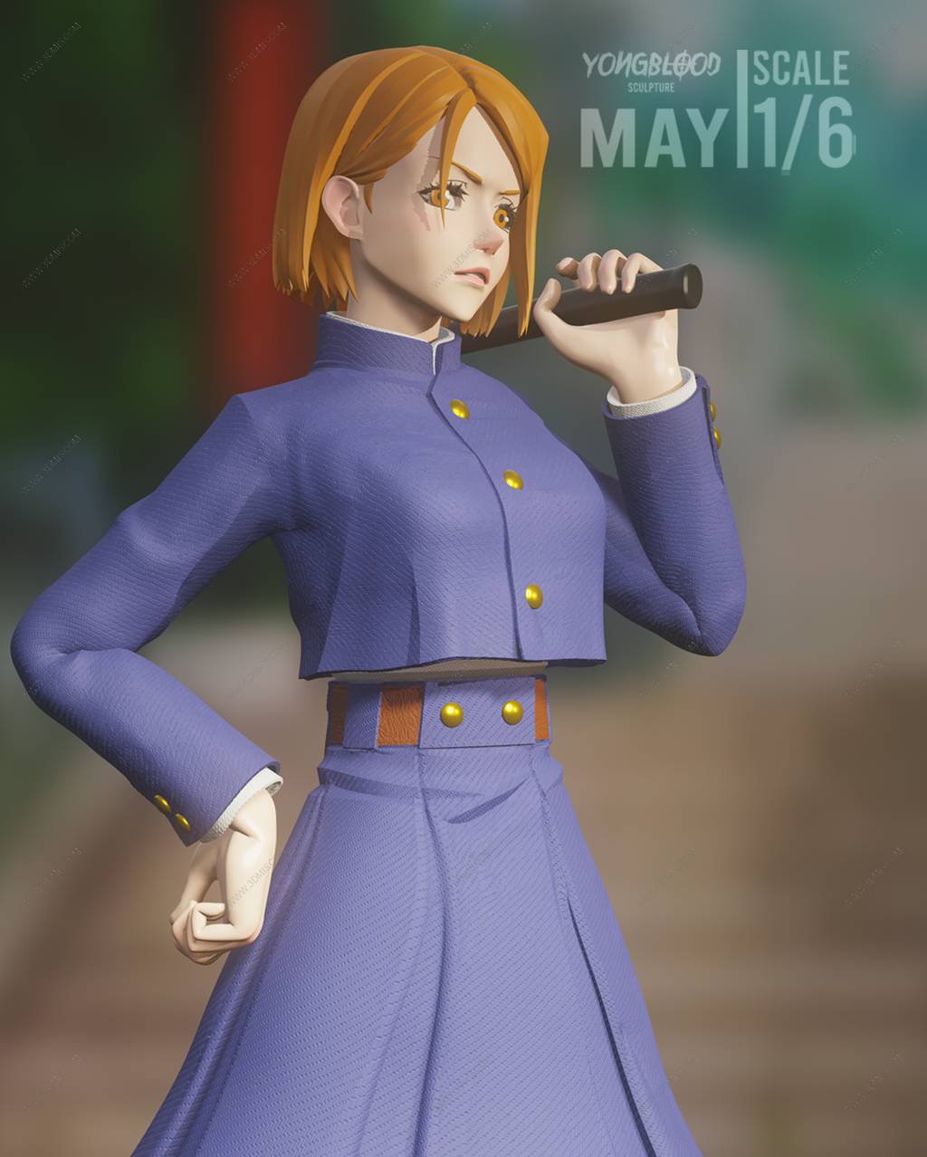 P站图纸印象馆 Yongblood Sculpture 咒术回战 钉崎野蔷薇 Yongblood Sculpture 咒术回战 钉崎野蔷薇