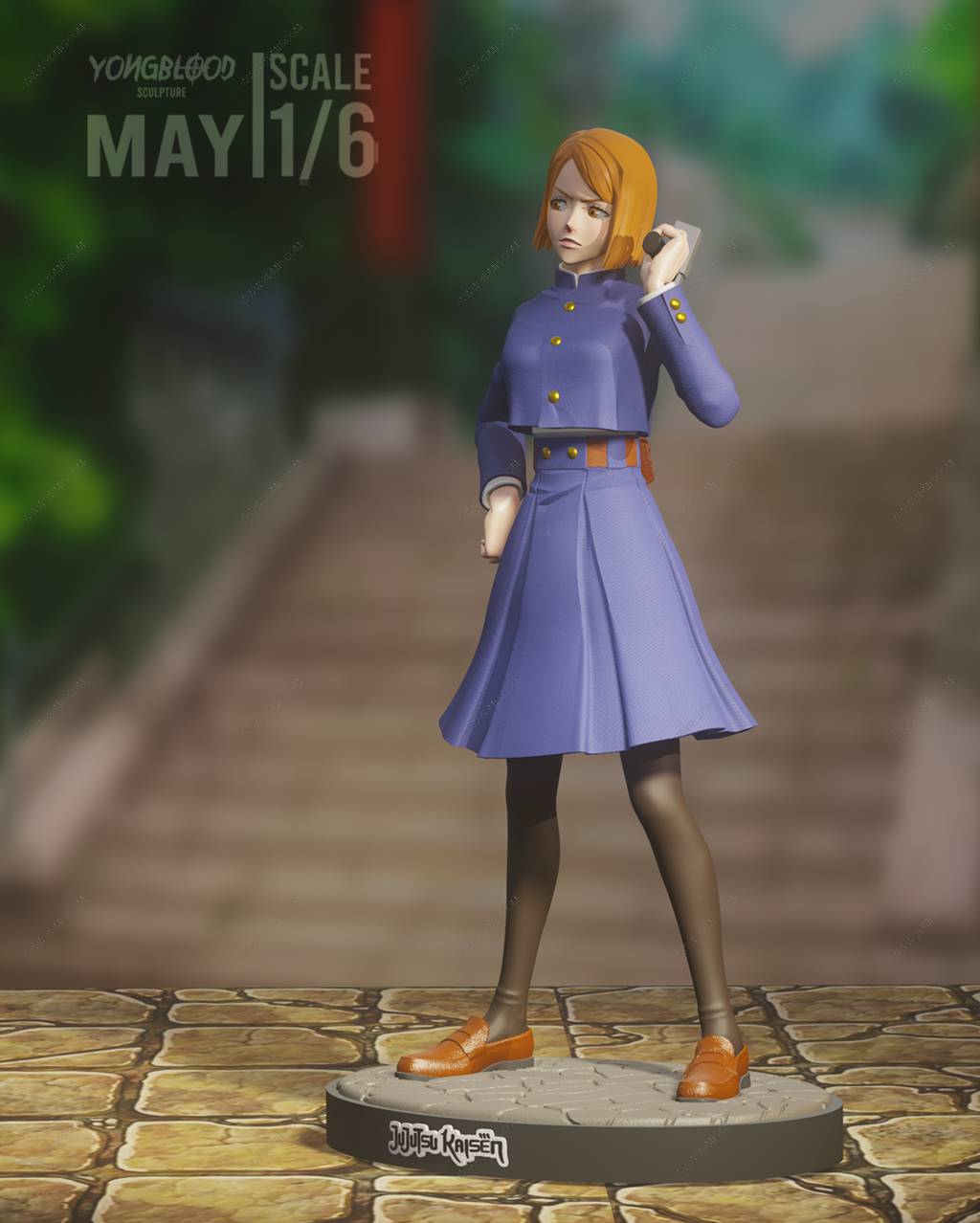 P站图纸印象馆 Yongblood Sculpture 咒术回战 钉崎野蔷薇 Yongblood Sculpture 咒术回战 钉崎野蔷薇