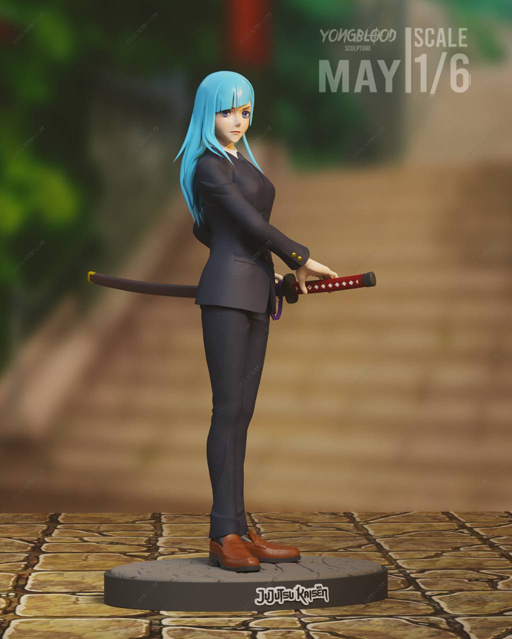 P站图纸印象馆 Yongblood Sculpture 咒术回战 三轮霞 Yongblood Sculpture 咒术回战 三轮霞